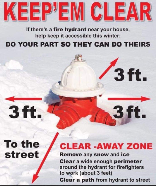 Keep Our Community Safe: Clearing Snow from Fire Hydrants
